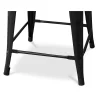 Taburete de Bar con Respaldo - Diseño Industrial  - 60cm - Stylix  image 7