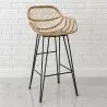 Taburete de Ratán con Reposabrazos - Estilo Boho Bali - 75cm - Many image 7