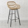 Taburete de Ratán con Reposabrazos - Estilo Boho Bali - 75cm - Many image 7