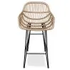 Taburete de Ratán con Reposabrazos - Estilo Boho Bali - 75cm - Many image 7