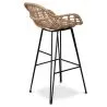 Taburete de Ratán con Reposabrazos - Estilo Boho Bali - 75cm - Many image 7