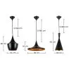 Pack de 3 Lámparas de Techo - Lámpara Colgante - Diseño Industrial - Extensive  image 7