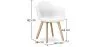 Silla De Comedor con Reposabrazos - Tapizada en Terciopelo - Dawick  image 7