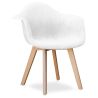 Silla De Comedor con Reposabrazos - Tapizada en Terciopelo - Dawick  image 7