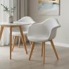 Silla De Comedor con Reposabrazos - Tapizada en Terciopelo - Dawick  image 7