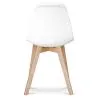 Silla de Comedor Tapizada en Tela - Estilo Escandinavo  - Denisse image 7