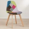 Silla de Comedor - Tapizada en Patchwork  - Simona  image 7