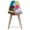 Silla de Comedor - Tapizada en Patchwork  - Simona  image 7