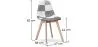 Silla de Comedor - Tapizada en Patchwork Blanco y Negro - Denisse  image 7