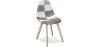 Silla de Comedor - Tapizada en Patchwork Blanco y Negro - Denisse  image 7