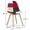 Silla de Comedor - Tapizada en Patchwork - Tessa  image 7
