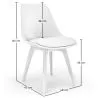 Silla de Comedor - Estilo Escandinavo - Denisse image 7