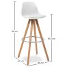 Taburete de Bar - Diseño Escandinavo  - Muriel  image 7