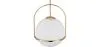 Lámpara de Techo Bola de Cristal - Lámpara Colgante Dorada - Anette image 7