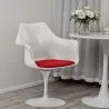 Silla de Comedor con Reposabrazos - Silla Giratoria Blanca -Tulipan  image 7