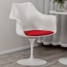 Silla de Comedor con Reposabrazos - Silla Giratoria Blanca -Tulipan  image 7