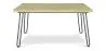 Mesa de Comedor Rectangular - Industrial - Madera y Metal - 150cm - Hairpin  image 7