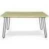 Mesa de Comedor Rectangular - Industrial - Madera y Metal - 150cm - Hairpin  image 7