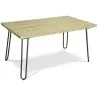 Mesa de Comedor Rectangular - Industrial - Madera y Metal - 150cm - Hairpin  image 7