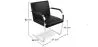 Silla de Oficina con Reposabrazos - Silla de Escritorio Tapizada en Cuero - Brama  image 7