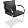 Silla de Oficina con Reposabrazos - Silla de Escritorio Tapizada en Cuero - Brama  image 7