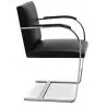 Silla de Oficina con Reposabrazos - Silla de Escritorio Tapizada en Cuero - Brama  image 7