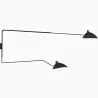 Lámpara Flexo - Aplique de Pared - 2 Brazos Negro - George  image 7