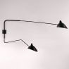 Lámpara Flexo - Aplique de Pared - 2 Brazos Negro - George  image 7
