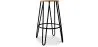 Taburete Redondo - Diseño Industrial - Madera y Metal - 66cm - Hairpin  image 7