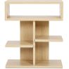 Estantería baja estilo escandinavo con 5 compartimentos - Madera image 7