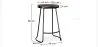 Taburete de Bar - Diseño Industrial - Madera y Metal - 66 cm Adriel image 7