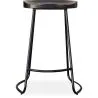 Taburete de Bar - Diseño Industrial - Madera y Metal - 66 cm Adriel image 7