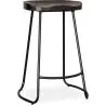 Taburete de Bar - Diseño Industrial - Madera y Metal - 66 cm Adriel image 7