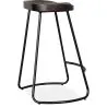 Taburete de Bar - Diseño Industrial - Madera y Metal - 66 cm Adriel image 7