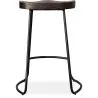Taburete de Bar - Diseño Industrial - Madera y Metal - 66 cm Adriel image 7