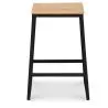 Taburete Diseño Industrial - Madera y Metal - 60cm - Big Boy  image 7