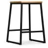 Taburete Diseño Industrial - Madera y Metal - 60cm - Big Boy  image 7