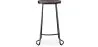 Taburete de Bar - Diseño industrial - Madera y Metal - 76 cm - Aiyana image 7