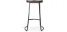 Taburete de Bar - Diseño industrial - Madera y Metal - 76 cm - Aiyana image 7