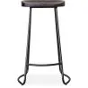 Taburete de Bar - Diseño industrial - Madera y Metal - 76 cm - Aiyana image 7