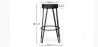 Taburete Redondo - Diseño Industrial - 80 cm - Elan image 7
