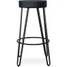 Taburete Redondo - Diseño Industrial - 80 cm - Elan image 7