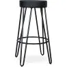 Taburete Redondo - Diseño Industrial - 80 cm - Elan image 7