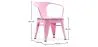 Silla Niños con Reposabrazos - Silla Infantil Diseño Industrial - Acero - Stylix  image 7