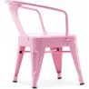 Silla Niños con Reposabrazos - Silla Infantil Diseño Industrial - Acero - Stylix  image 7