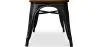 Banco Diseño Industrial  - Madera y Metal - Stylix image 7