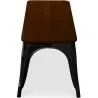 Banco Diseño Industrial  - Madera y Metal - Stylix image 7