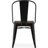 Silla de Comedor - Diseño Industrial - Madera y Acero - Stylix image 7