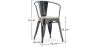 Silla de Comedor con Reposabrazos - Madera y Acero - Stylix  image 7