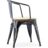 Silla de Comedor con Reposabrazos - Madera y Acero - Stylix  image 7